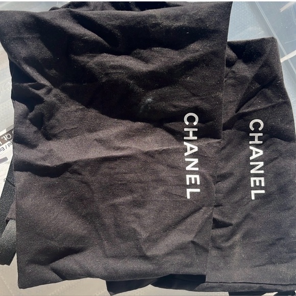 SOLD Chanel Leather Sandals Beige Black - Picture 6 of 8